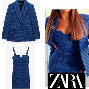 2 PCS NWT Zara Tweed Blazer & Dress